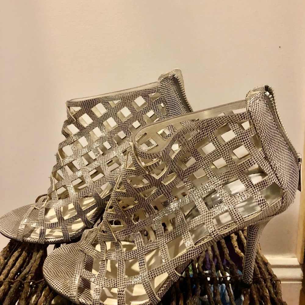 Michael Kors Evening Sandal zipper heel
